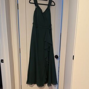 JJs House Asymmetrical Green Dress